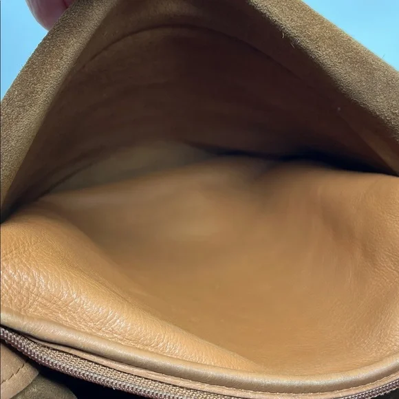 Vintage COACH 4115 Whitney Flap Crossbody Bag Brown Leather Made in USA - Picture 14 of 17